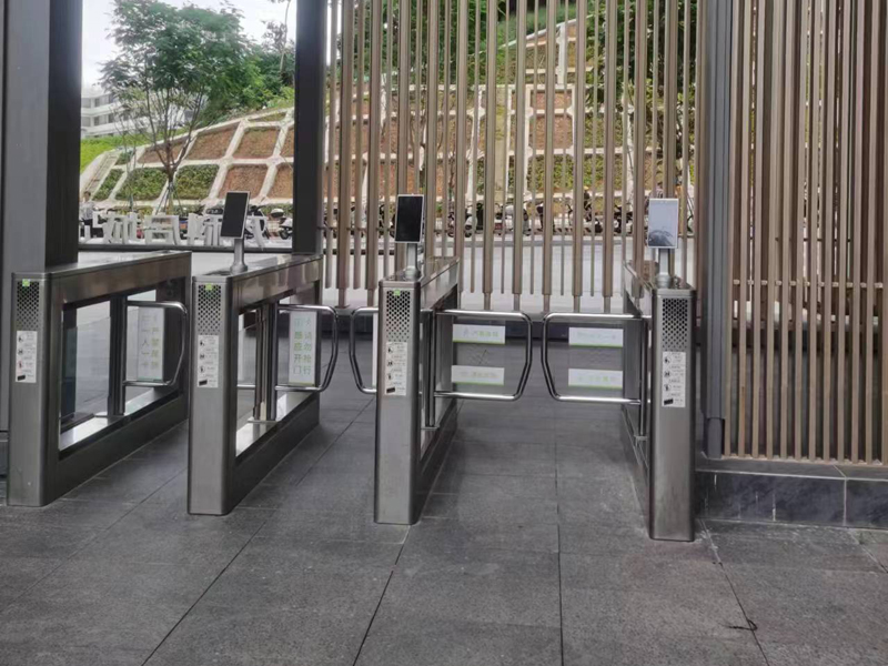 小区人行通道闸机的解决方案